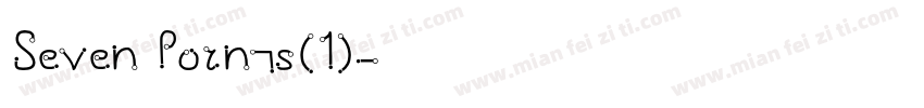 Seven Points(1)字体转换